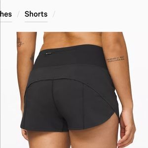 COPY - Lululemon Speed Up Low-Rise Short 2.5"